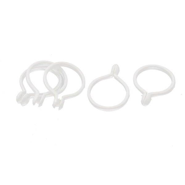 Hart & Harlow 1-3/8-in Faux Wood 1.375-in Dark Walnut Plastic Curtain Ring  with Eyelet in the Curtain Rings department at Lowes.com